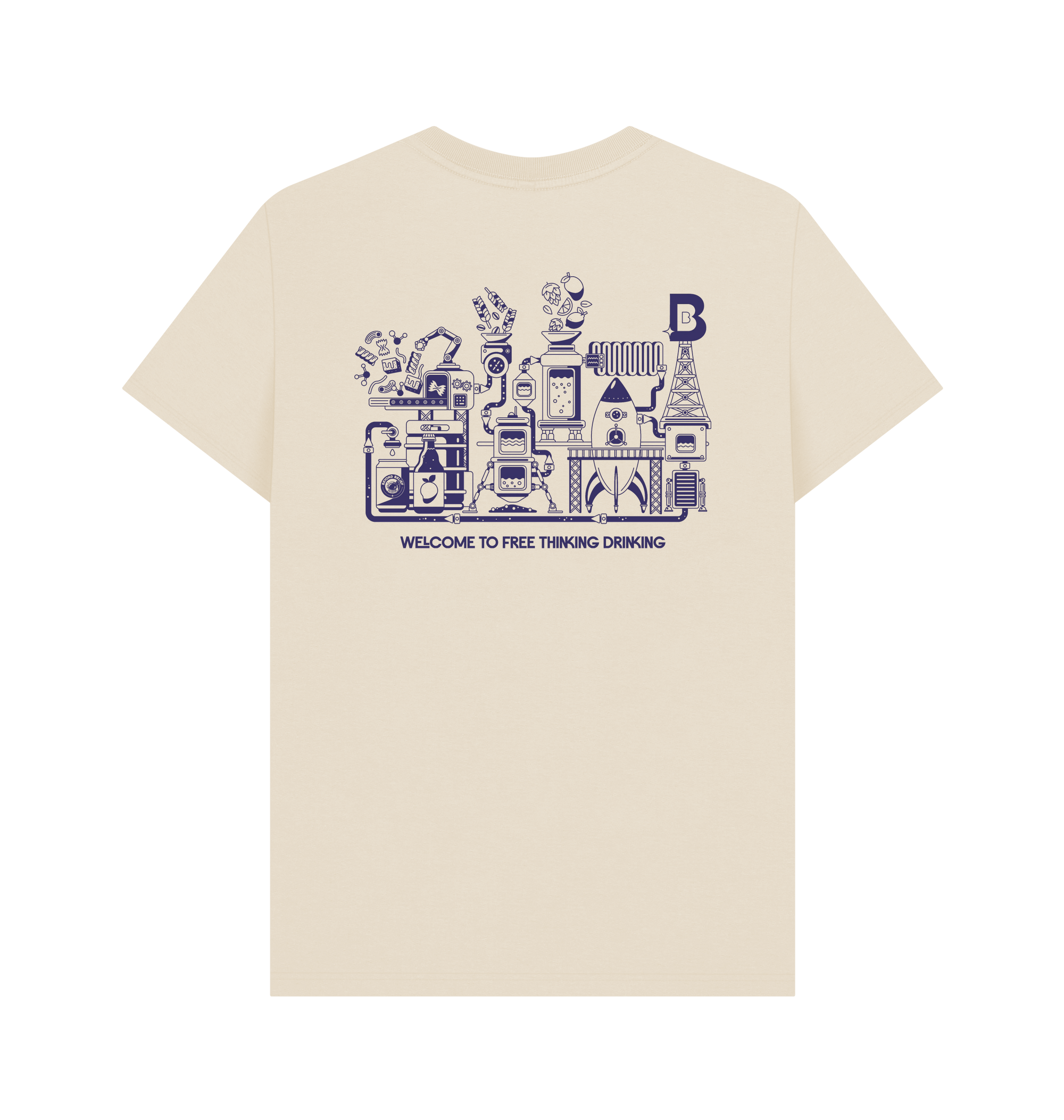 Oat Printed T-shirt Back